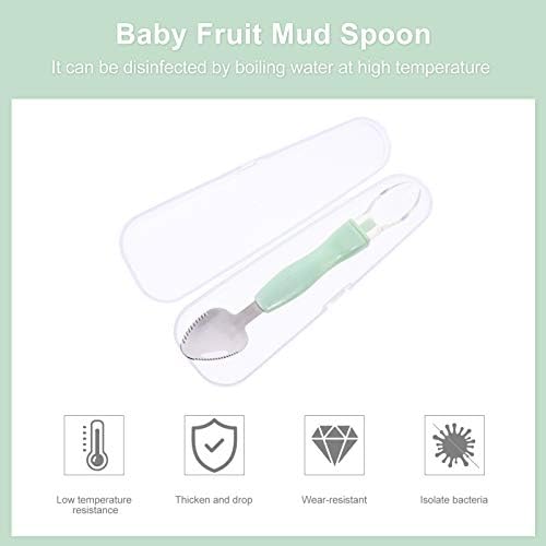 Twin silicone feeding spoons for kids