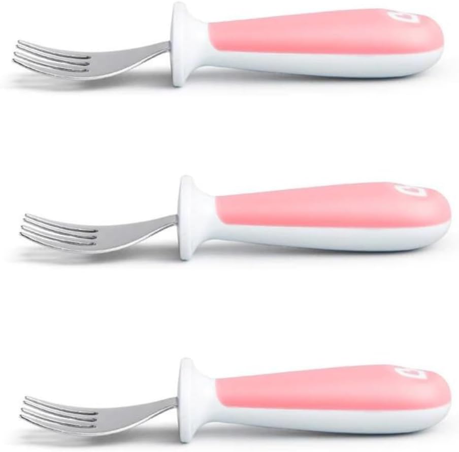 Munchkin Toddler Fork Set Fun Pink Set for Kids