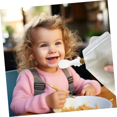 4-Pack Silicone Food Pouch Spoons for Babies