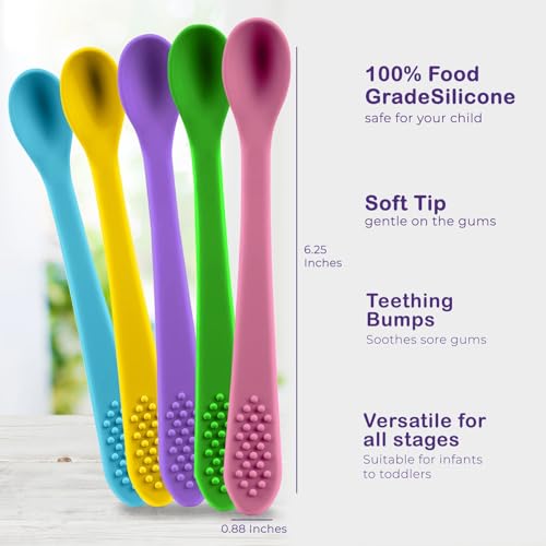 Silicone Baby Spoon First Stage