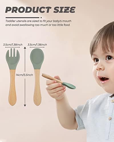 Comfy Baby Spoons Set for Toddler Feeding