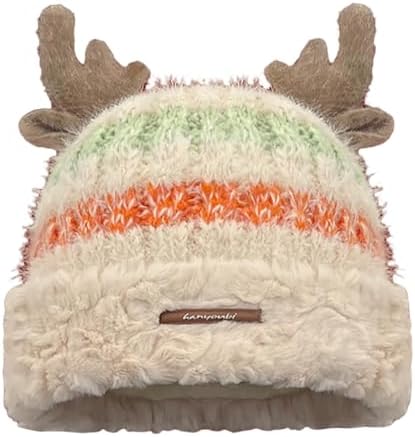 Womens Christmas-Themed Woolen Beret