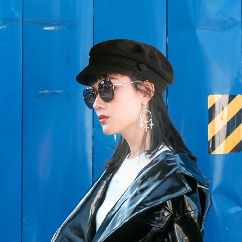 ZARSIO Womens Summer Newsboy Cap Visor Breathable Fashion Summer Hat