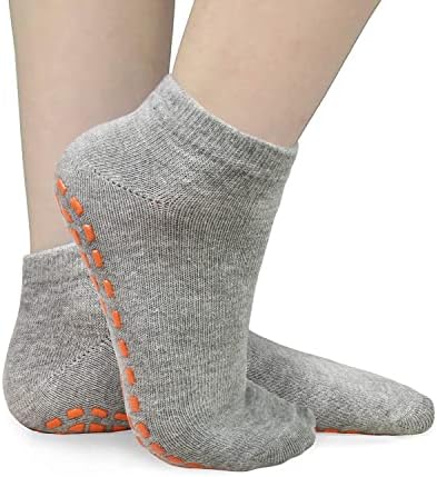 ELUTONG Anti-Skid Trampoline Socks for Kids 6 Pairs Non-Slip Socks
