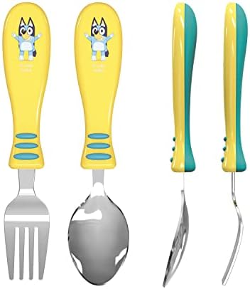 Zak Designs Bluey Kid Flatware Set - Fun for Picky Eaters