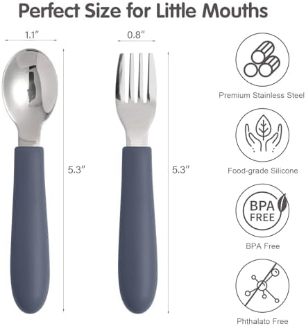 Eascrozn Toddler Utensils Set