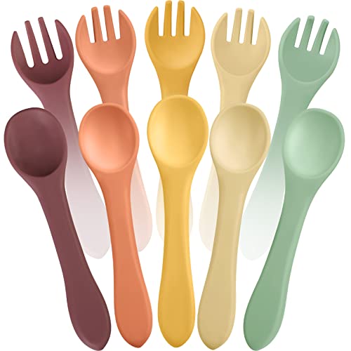 10-Piece Baby Spoon Set for Weaning