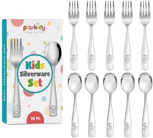 Kids Stainless Steel Set Perfect for Meals