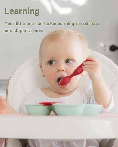 4-Piece Baby Spoons for Toddler Self-Feeding