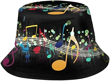Kicoyuaz - Musical Note Bucket Hat - Lightweight Summer Shade