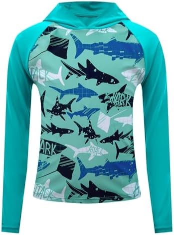 American Trends Boys Rash Guard Swim Shirt