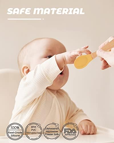 Comfy Baby Spoons Set for Toddler Feeding
