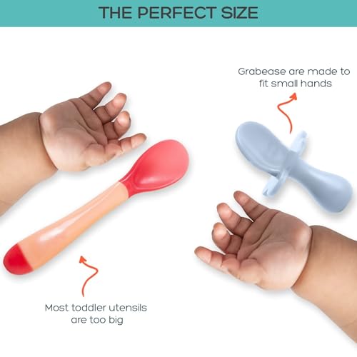 Grabease Baby Feeding Utensils Set Self-Feeding BPA-Free