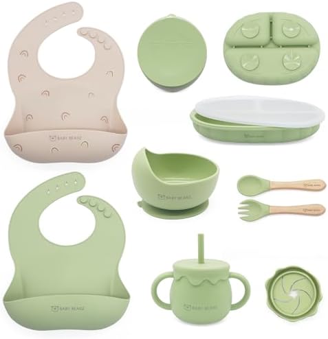 Adjustable Silicone Baby Feeding Set