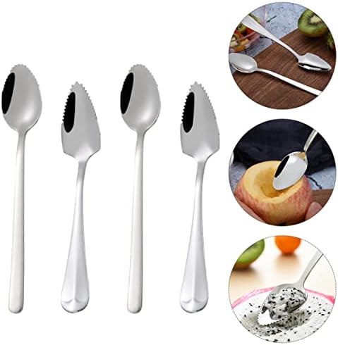 6pcs Stlss Steel Fruit Scraper Set for Babies