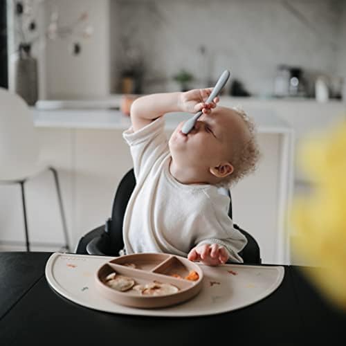 Mushie Silicone Feeding Spoons - Safe for Babies