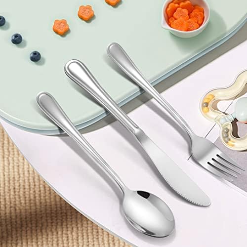 12-Piece Kids Stainless Steel Flatware Set