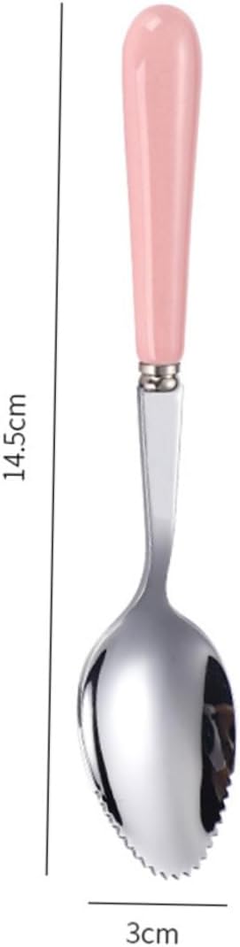 Sturdy 6-Piece Training Spoons Safe Durable for Fruit Food Preparation