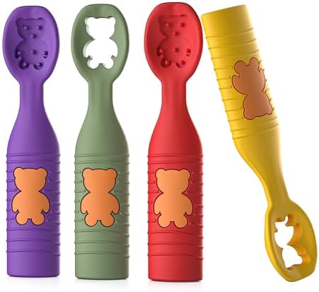 4-Piece Baby Spoons for Toddler Self-Feeding