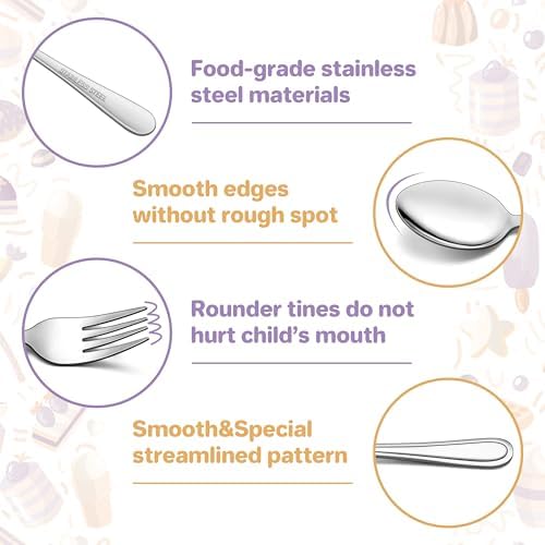 Secure Safe Toddler Flatware Set