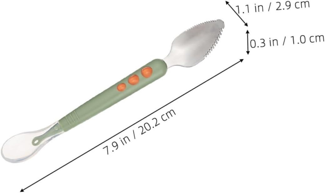 Double Ended Silicone Feeding Spoon for Baby Food and Puree