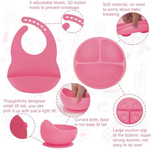 Arcasa Silicone Baby Feeding Set