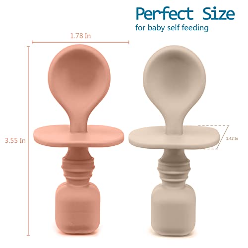 Sperric Silicone Baby Feeding Tools 2-Pack for Baby Led Weaning