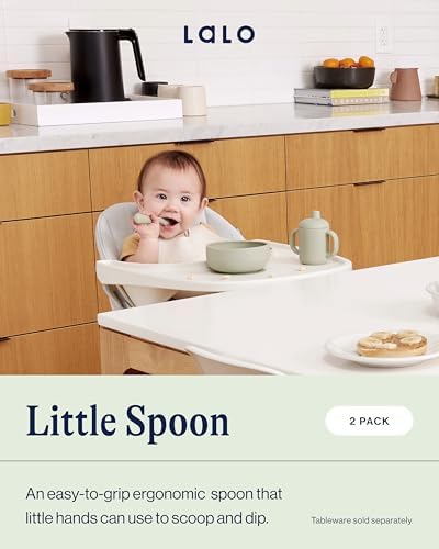 Lalo Little Spoon Set - Fun Baby Feeding Accessories for Babies