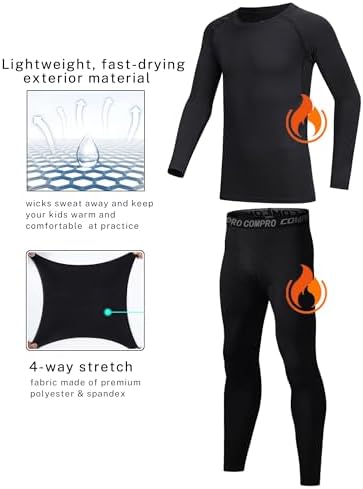 Geanrastn Boys Compression Suit