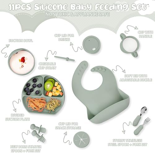 Our Wonder Station 11-Piece Baby Feeding Set
