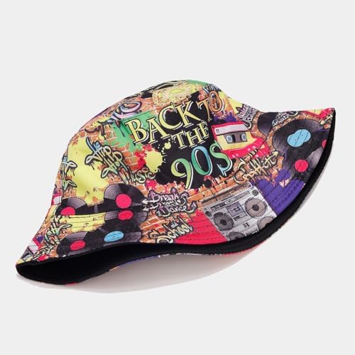 Back to the 90s Unique Bucket Hat for Women Men