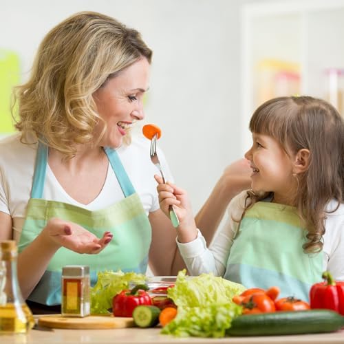 Pimoys Kids Stainless Steel Flatware Set for Safe Easy Use