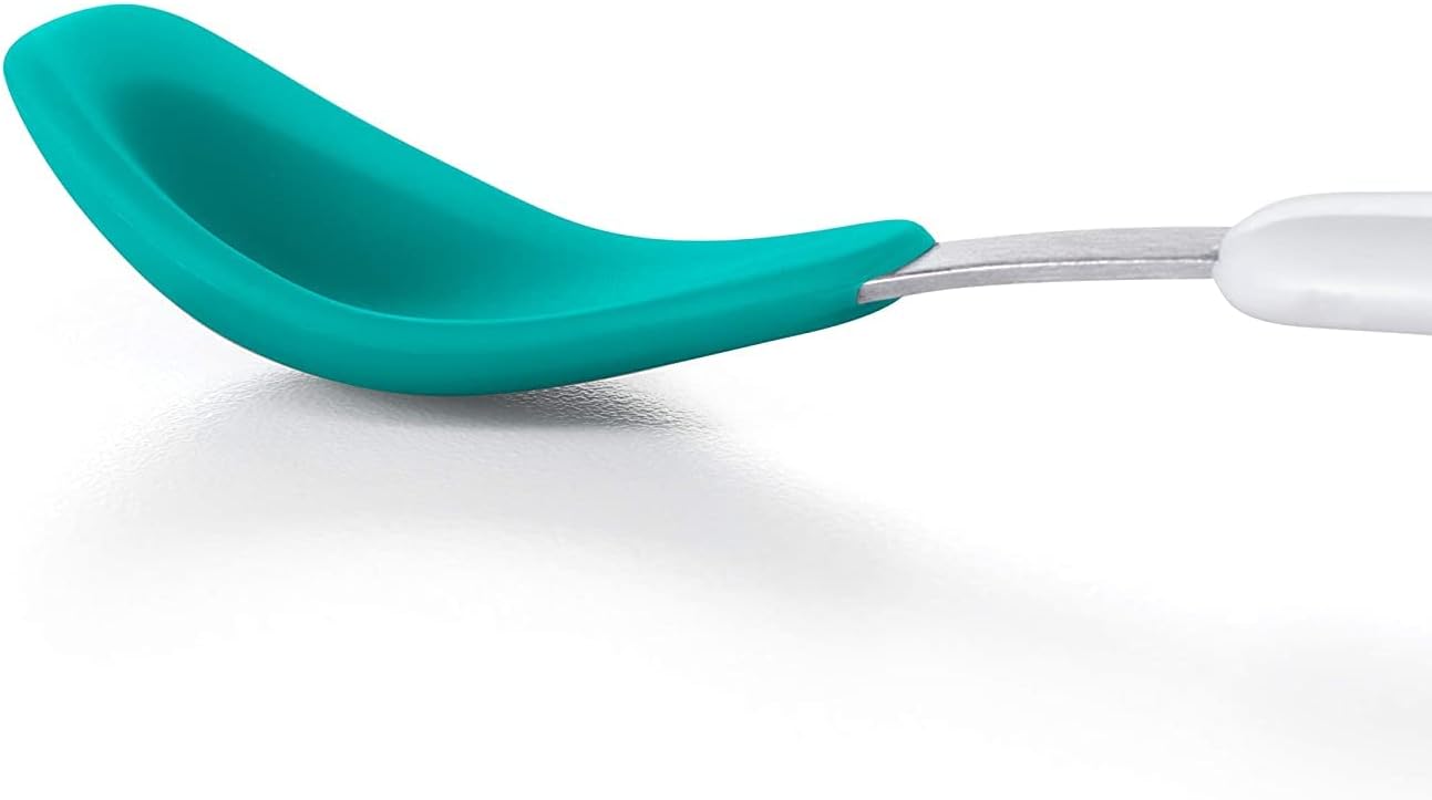 OXO Tot Food Masher Spoon with Travel Case - Rustic Teal On-the-Go
