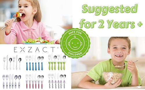 Exzact Childrens Flatware Kids Set 6-Piece