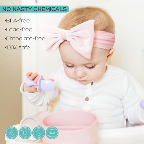 Grabease Toddler Baby Feeding Utensils Set - 1 Set for Mealtimes