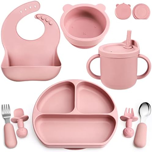 EAIETC Silicone Baby Feeding Set with Suction Bowl for 6 Months