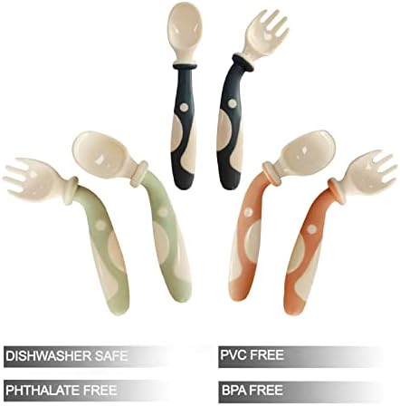Bendable Spoons Forks for Babies Easy Self-Feeding