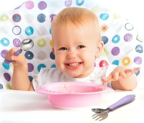 CHILLOUT LIFE Toddler Utensils Set Safe Fun and Perfect for Self-Feeding