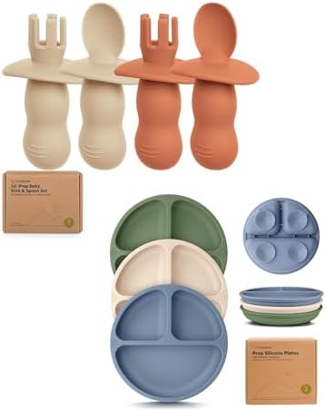 4-Pack Silicone Baby Utensils