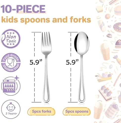 Secure Safe Toddler Flatware Set