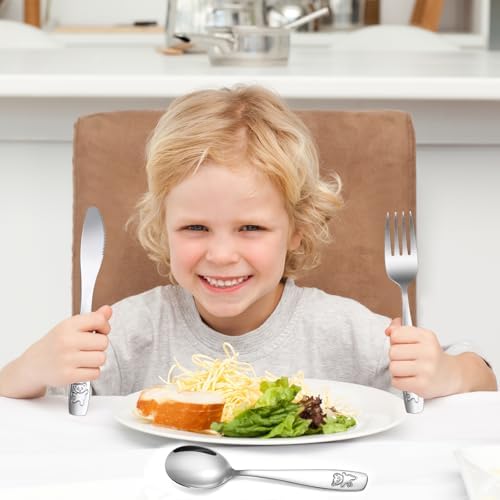 Pimoys Kids Flatware Set 9-Piece - Safe Style