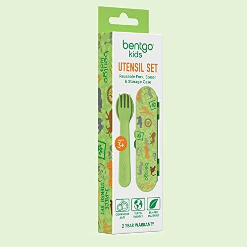 Bentgo Kids Utensil Set - Durable Lunchtime Accessories with Storage