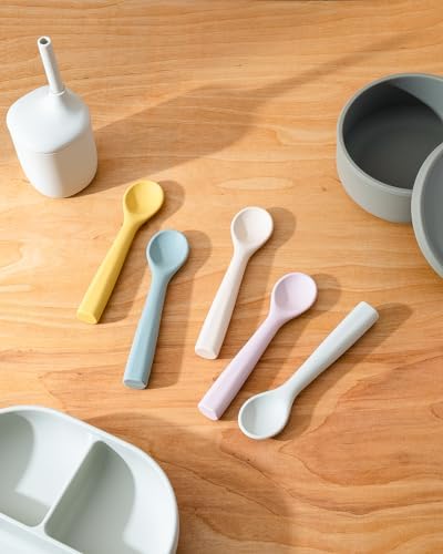 Maison Rue Modern Design For Families - Bobbi Silicone Baby Feeding Spoon Rose