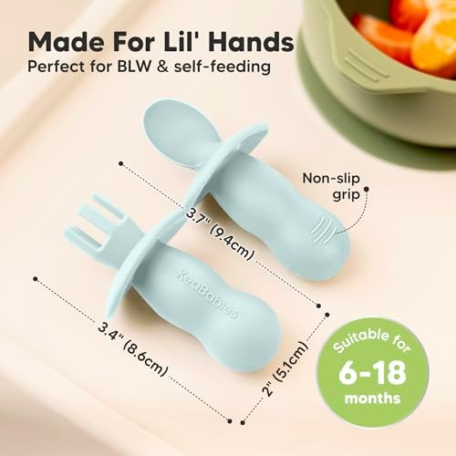 Perfect for 6-12 Month Baby BLW Self-Feeding Set