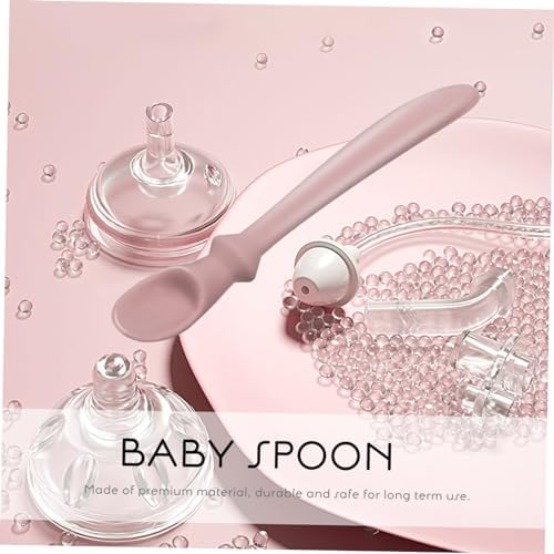 RORPOIR Flexible Silicone Learning Spoon for Weaning