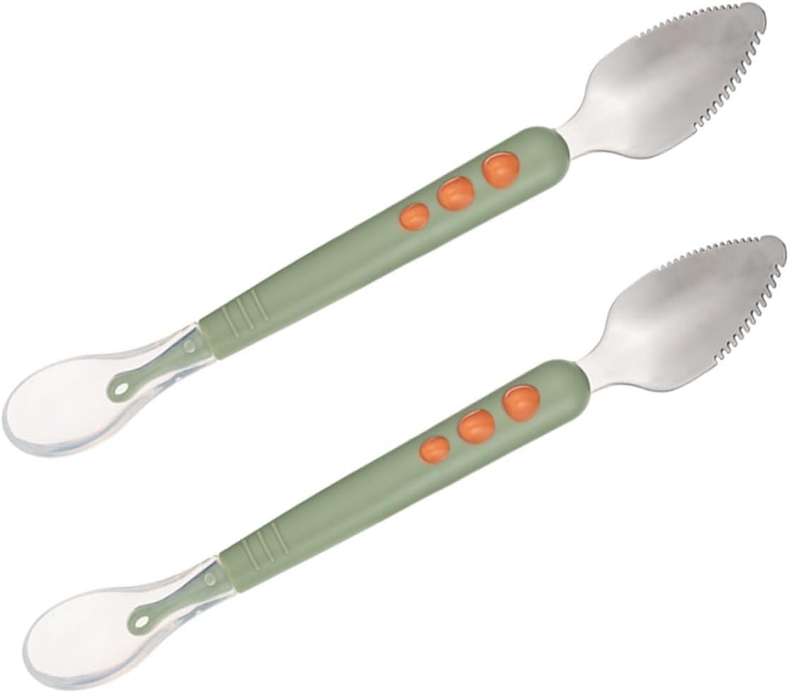Double Ended Silicone Feeding Spoon for Baby Food and Puree