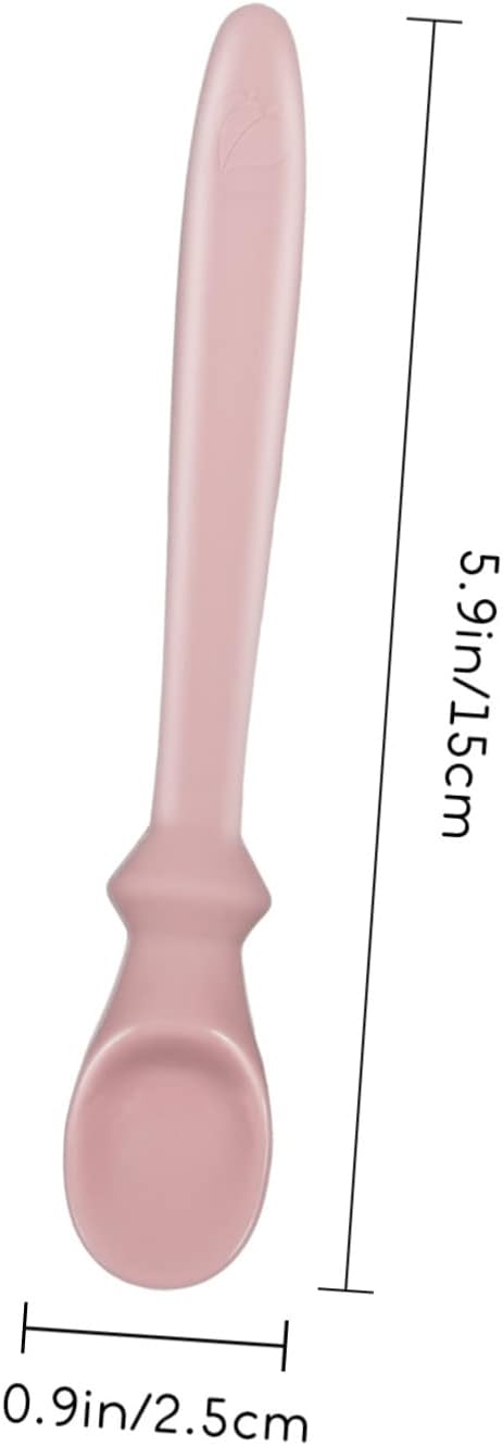 Toyandona 1-Piece Silicone Training Spoon for Infants