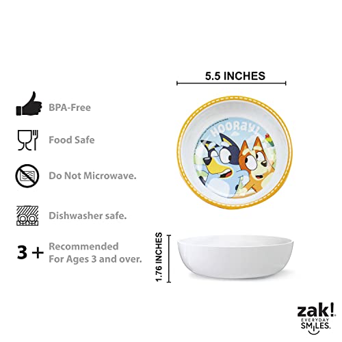 5-Piece Zak Dinnerware Set Bluey