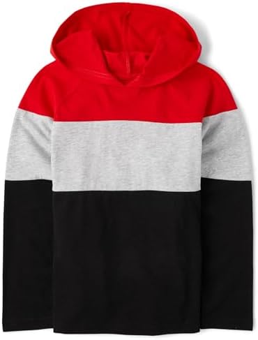 Comfy Stylish Boys Long Sleeve Shirt with Hood