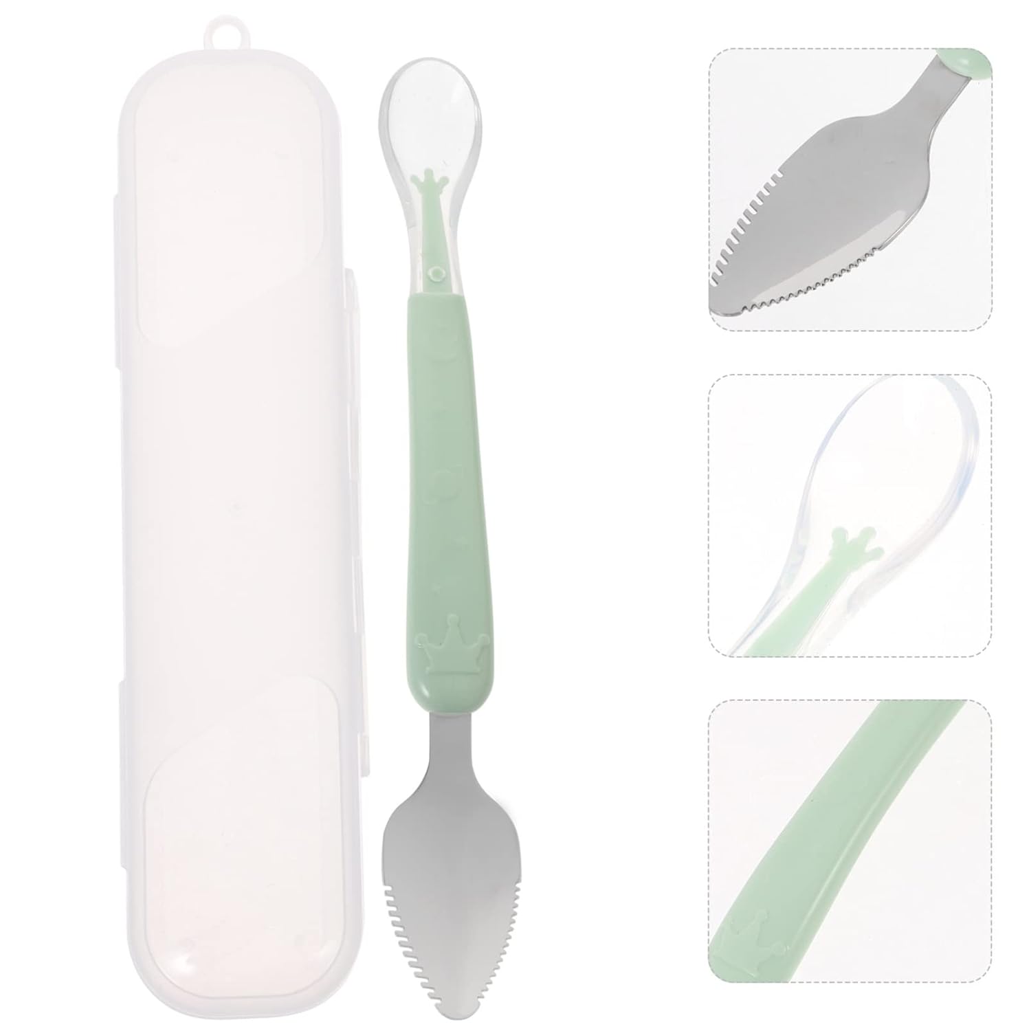 ToddMomy 1pcs Double Head Baby Spoon Set